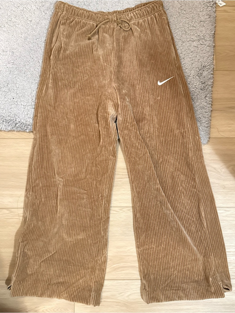 Nike Corduroy Sweatpants with Drawstring